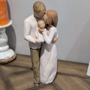 Willow Tree Family Figurine - Cream and Brown